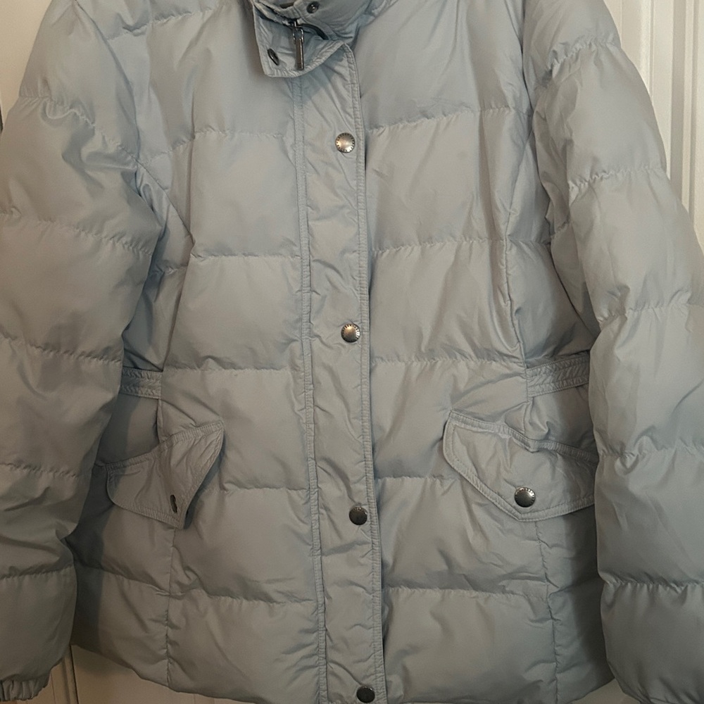 Ralph Lauren Women's Ice Blue Down Jacket XL New
